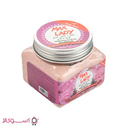 اسکراب لایه بردار مکس لیدی مدل گل رز حجم 300 میل