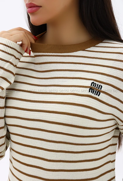 بلوز بافت راه راه miu-miuکد1006936