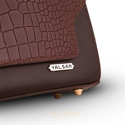 کیف دوشی زنانه چرم یلسان مدل نلین کد 121-PRM