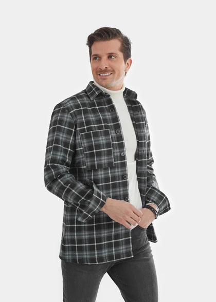 پیراهن چهارخانه Wool