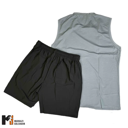 ست آستین حلقه‌ای شلوارک مردانه نایک کد 8152