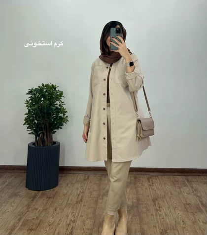 مانتو کتان نوا(ایراد دار)