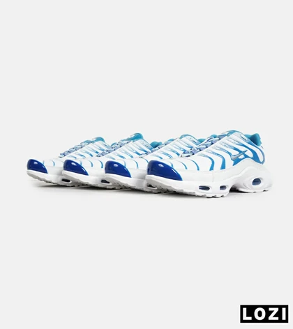 کفش کتانی مردانه و زنانه سفید آبی NIKE AirMax Plus TN Ultra