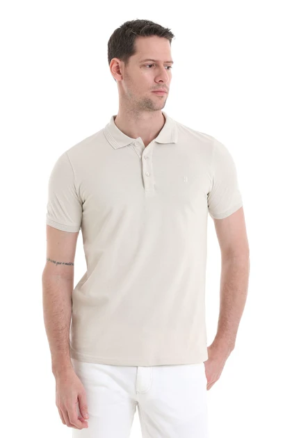 تیشرت یقه پولو مردانه hatemoglu