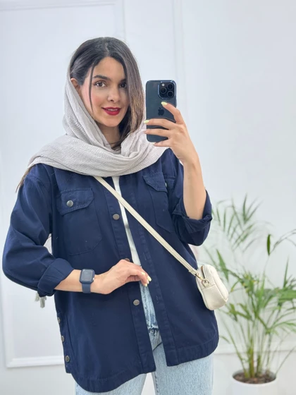 مانتو کتان نیکا