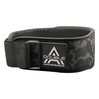 کمربند بدنسازی زنانه دبل ای مدل 404H1186 چسبی چریکی طوسی