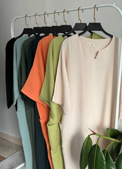 پیراهن مانتویی دلسا 5