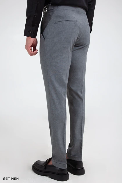 شلوار پارچه ای مردانه کمر پهن ایتالیایی