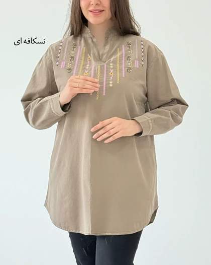 تونیک مانتویی ترگل کد 1812
