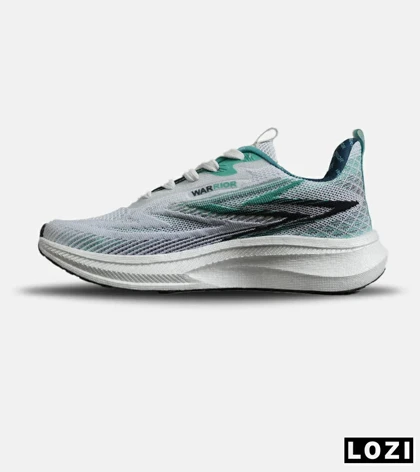 کفش کتانی مردانه و زنانه سفید سبز GENERIC All Run مدل 7850