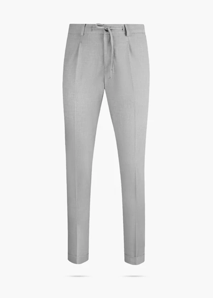 شلوار پارچه ای جاگر کمر طوسی