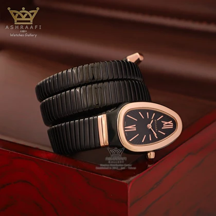 ساعت بولگاری زنانه طرح مار Bvlgari Serpenti Tubogas SP 35 S