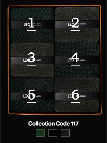 جوراب مردانه لئو کد 117