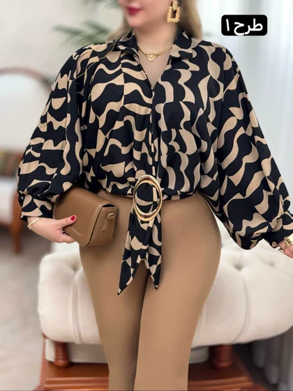شومیز الیزه حلقه‌ای 2763