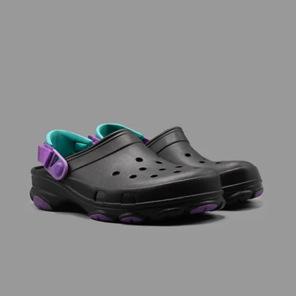 کراکس آل ترین مشکی بنفش Crocs All Terrain Black-Purple