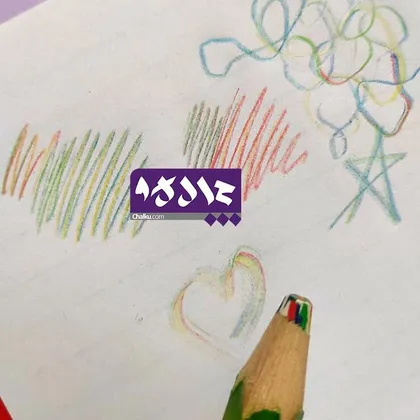 بسته 4 عددی مداد چند رنگ با تراش