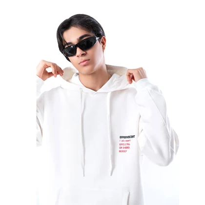 زیگ سویشرت و هودی white effervescent hoodie-9245