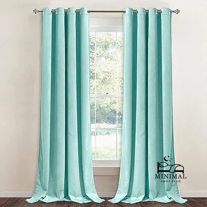 پرده آماده مخمل ویولت