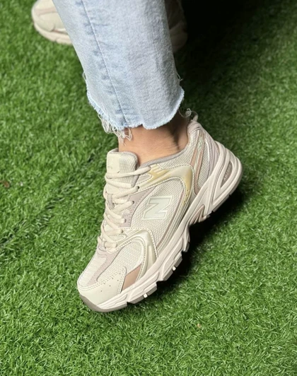 کتانی ویتنامی نیوبالانس 530 بژ New balance 530 beige