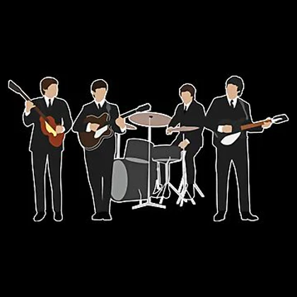 تیشرت گروه موسیقی Beatles بیتلز Beatle Vintage Retro Line Up کد 183432