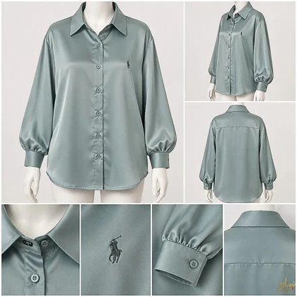 شومیز ساتن ابریشم POLO