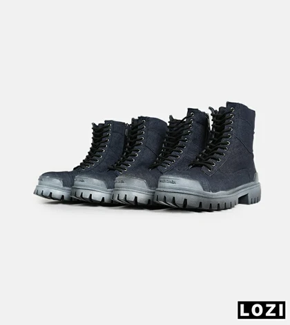 بوت مردانه سرمه ای BALENCIAGA مدل 6739