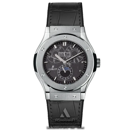 ساعت هابلوت مشکی Hublot Aerofusion Moonphase SK12