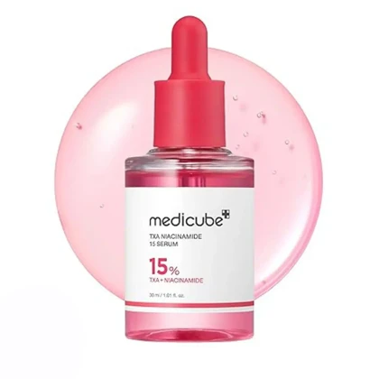 سرم روشن‌کننده و ضد لک TXA نیاسینامید مدی کیوب 30 میلی‌لیتر (Medicube TXANiacinamide Glow Facial Serum)
