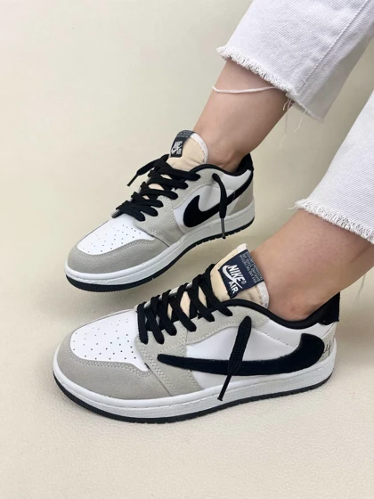 کتانی زنانه ایر جردن وان لو اسکات تراویس نایک AIR jordan 1 | کتانی ونس زنانه ایر جردن وان لو اسکات تراویس نایک AIR jordan 1 low Travis Scott کد 943 کد 351