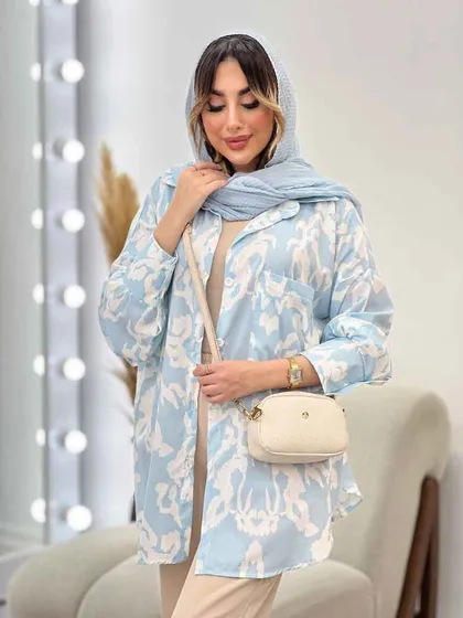 شومیز طرح دار آتیلا