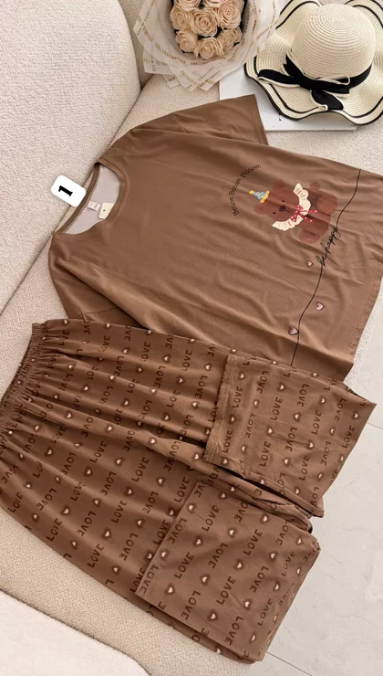 ست راحتی تیشرت شلوار3336