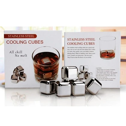 قالب یخ مدل STAINLESS STEEL COOLING CUBS