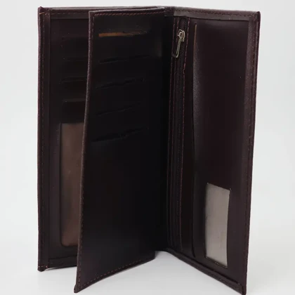 کیف مردانه پالتویی دکمه دار چرم صنعتی (فوم) دور دوخت کد 18123س