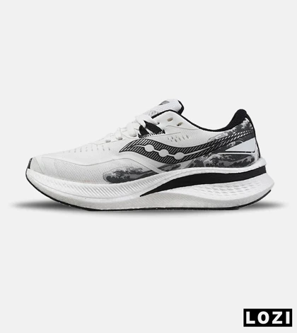 کفش کتانی سفید خاکستری Saucony Ride Review v.2 مدل 8784