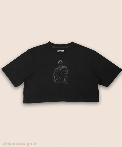 کراپ زنانه طرح تراویس اسکات کد 921