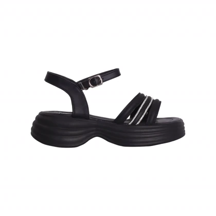 صندل زنانه بندی مدل نیشا_مشکی کد 6798