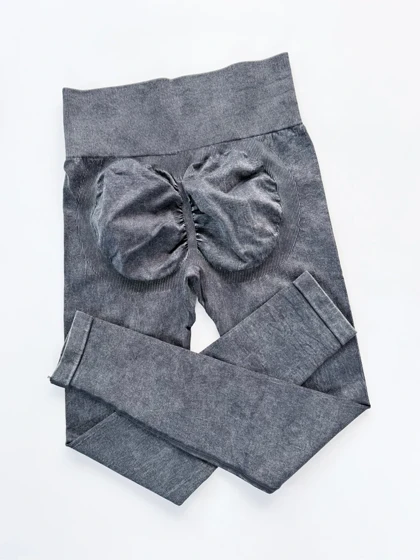 لگ ورزشی سیملس پشت چروک ساده سنگ شور