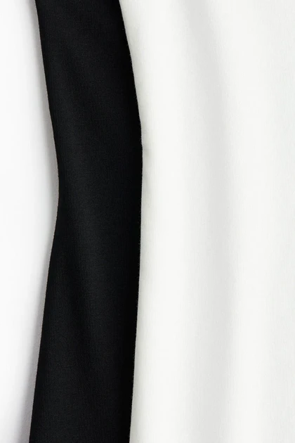 بلوز ساده آستین بلند یقه گرد H&M275