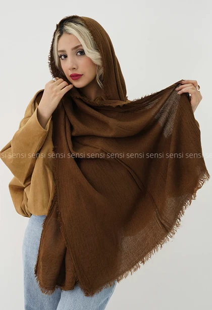 شال موهری ساده رنگی کد1004510