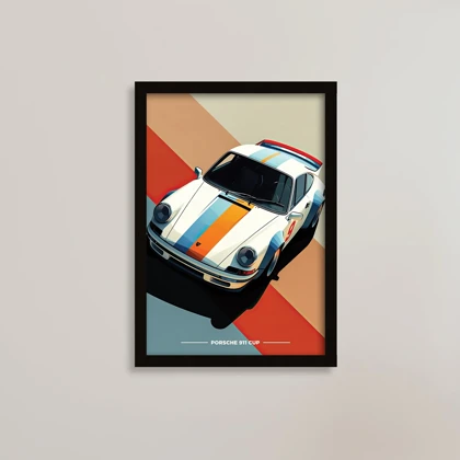 تابلو سفارشی طرح ماشین پورشه