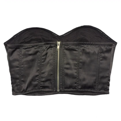 کراپ تاپ دکلته کرستی ساتن زنانه برند آسوس ASOS