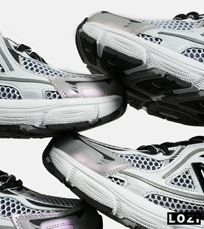 کفش کتانی مردانه و زنانه طوسی مشکی سفید NEW BALANCE 1064 V.2