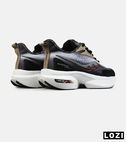 کفش کتانی مردانه و زنانه مشکی طوسی Saucony Endorphin Speed 4 مدل 8872