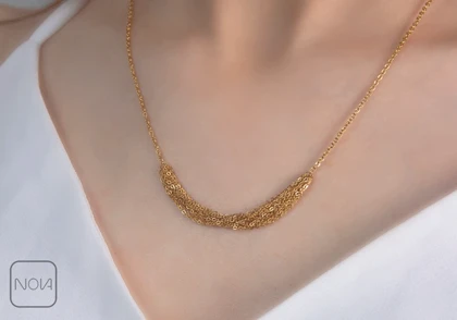 گردنبند استیل زنجیری