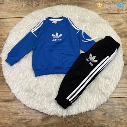 ست بلوز شلوار adidas مناسب 3 تا 5 سال جنس پنبه