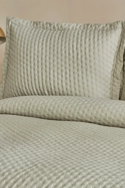 روتختی دو نفره Karaca Home مدل Breeze Soft پلی‌استر - سبز