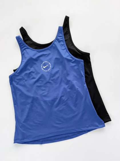 تاپ ورزشی پشت‌باز بند دوبل نایکی Nike