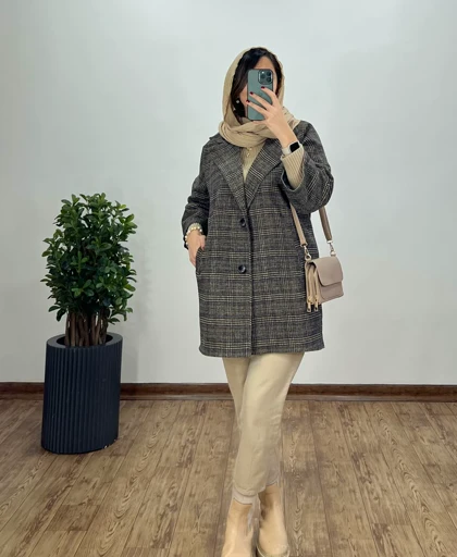 پالتو پشمی آستردار الیسا