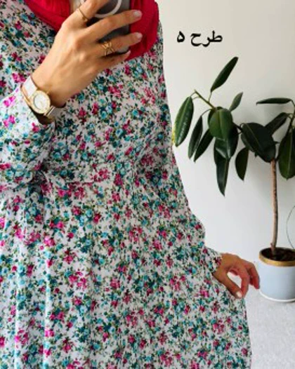 پیراهن ساحلی گل دخت 1