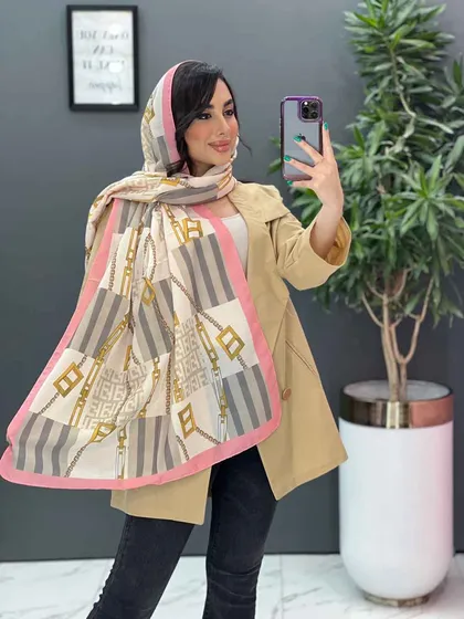 شال طرح فندی